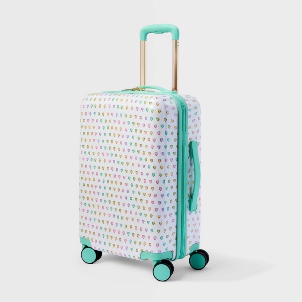 Roller Rabbit X Target Multicolor Heart Print Suitcase